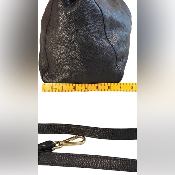 Gianni Chiarini Blk. Italian Leather handbag / crossbody bag. - Picture 12 of 16